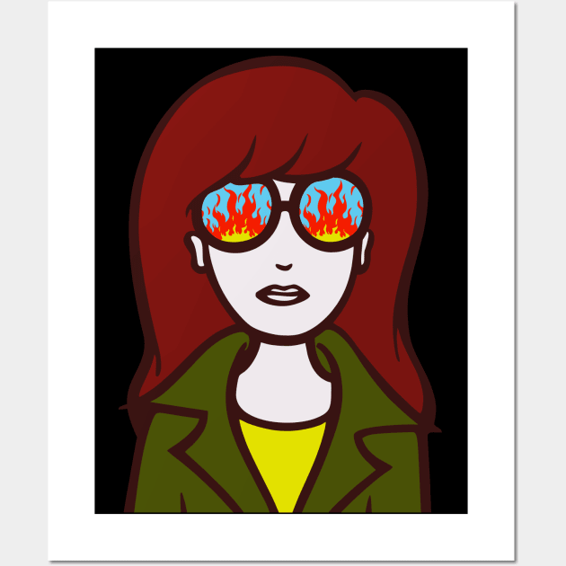 Daria on Fire Wall Art by Breakpoint